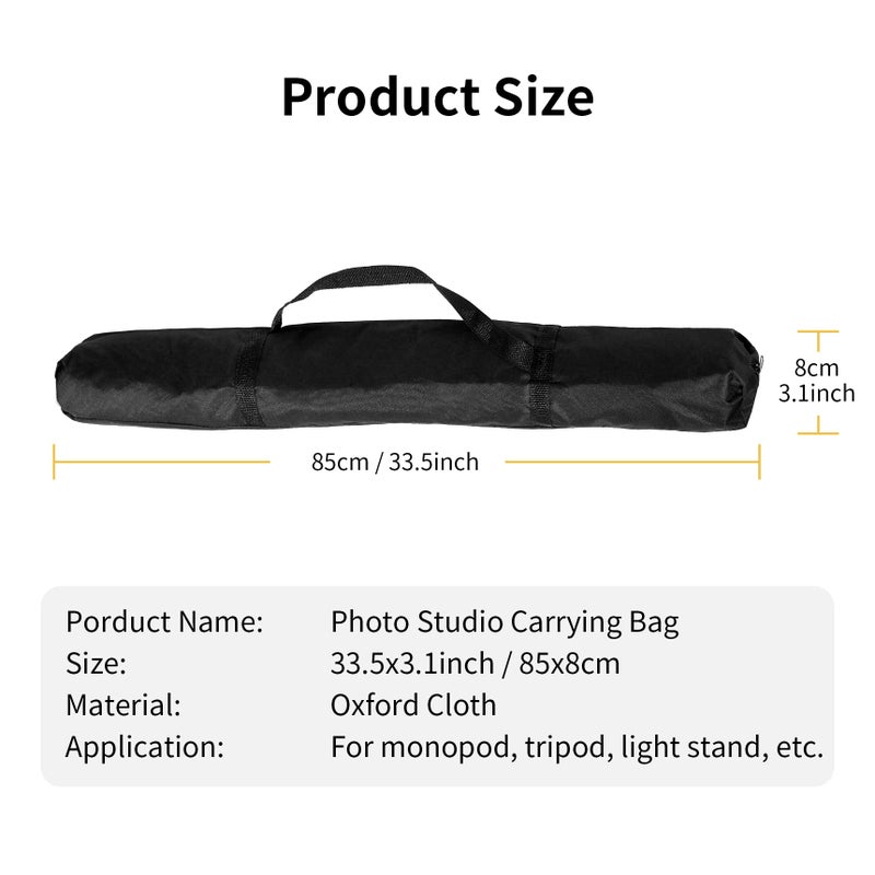 Meking 33 in Carrying Case Bag with Strap for Light Stand Tripod Monopod Photography Photo Studio - Image 3
